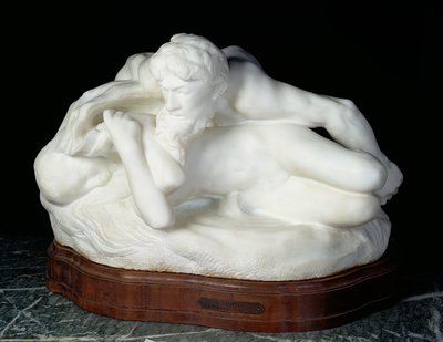 Psyche-Frühling, auch bekannt als die überraschte Nymphe oder der Frühling, 1886 von Auguste Rodin